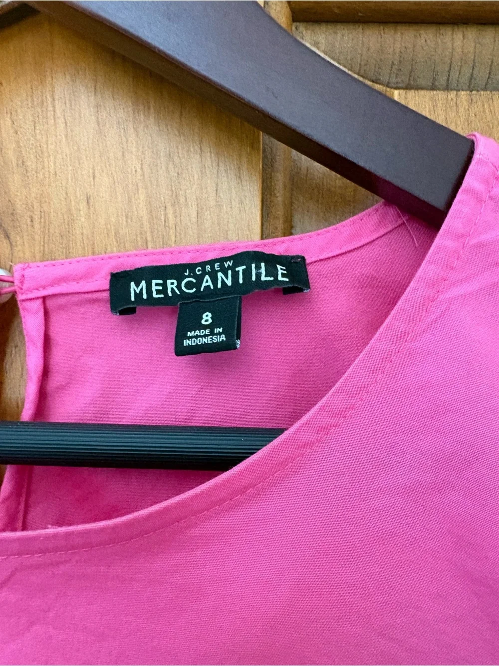 J.Crew Factory, Hot Pink Tiered Ruffle Sleeve Blouse, size 8 - Picture 4 of 7